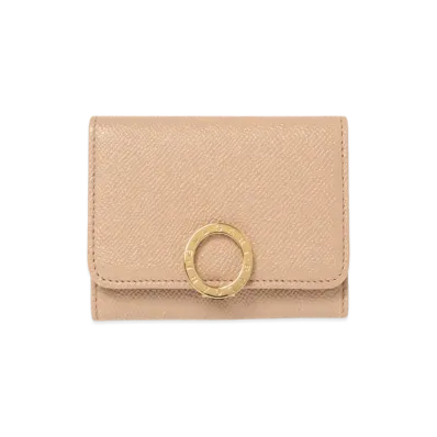 BVLGARI BVLGARI Business Card Holder "Beige"