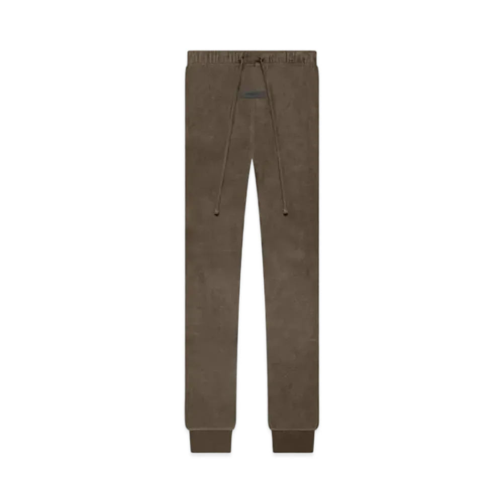 FEAR OF GOD ESSENTIALS Velour Pant "Wood"