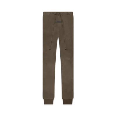 FEAR OF GOD ESSENTIALS Velour Pant "Wood"
