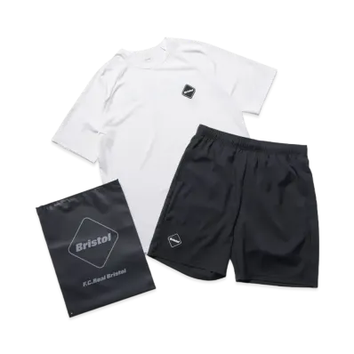 F.C.Real Bristol Training S/S Top & Shorts "White"