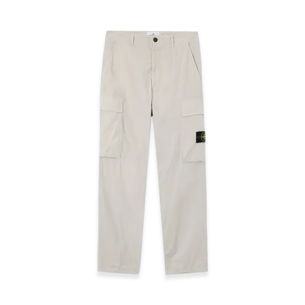 Stone Island 3100043 Stretch Cotton Tela 'Paracadute' "Pearl Grey"