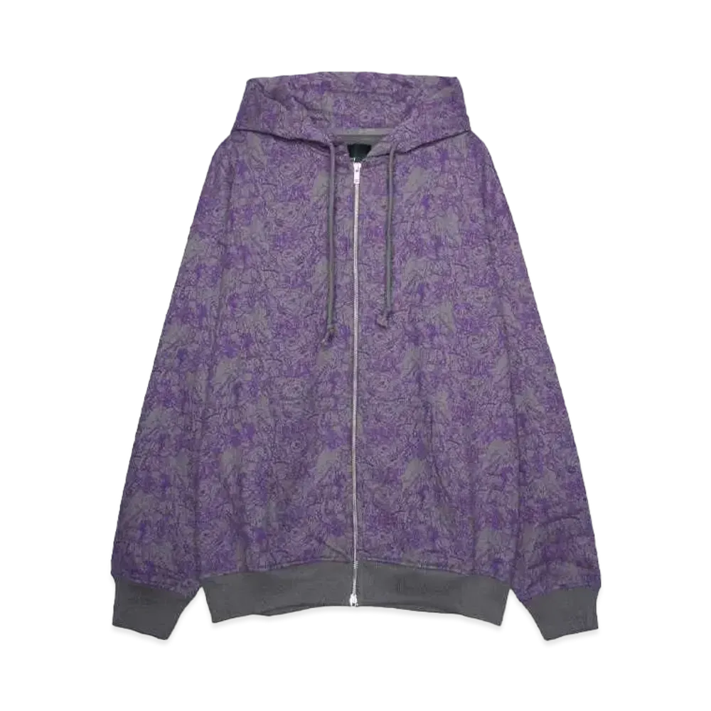 RASSVET SKETCH ZIP HOODIE KNIT "DARK GREY"