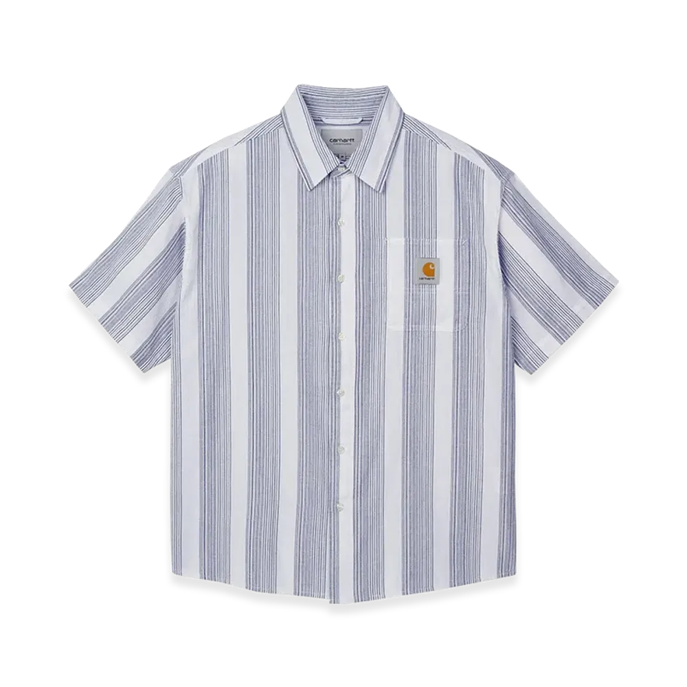 Carhartt WIP S/S Ridge Shirt "White/Blue"