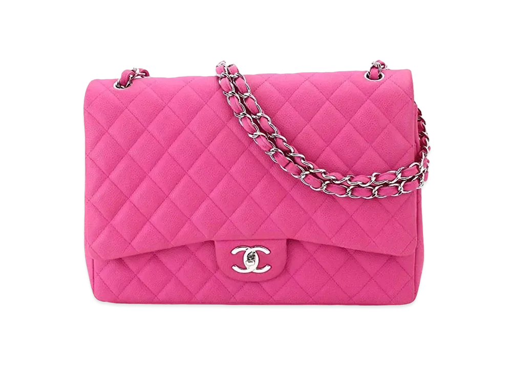 CHANEL Caviar Skin Matelasse Shoulder "Pink"