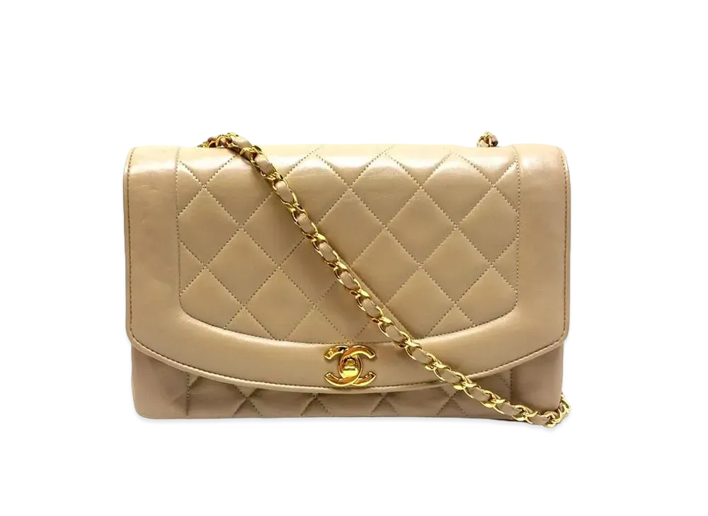 CHANEL Lambskin Matelasse Diana