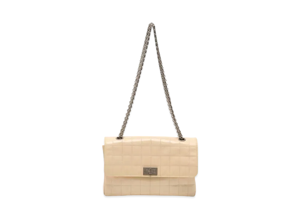 CHANEL 2.55 Chocolate Bar Shoulder "Beige"