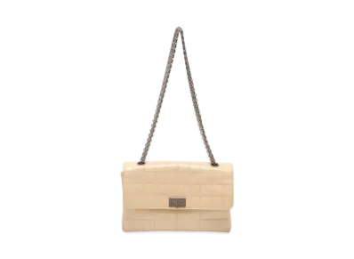CHANEL 2.55 Chocolate Bar Shoulder "Beige"