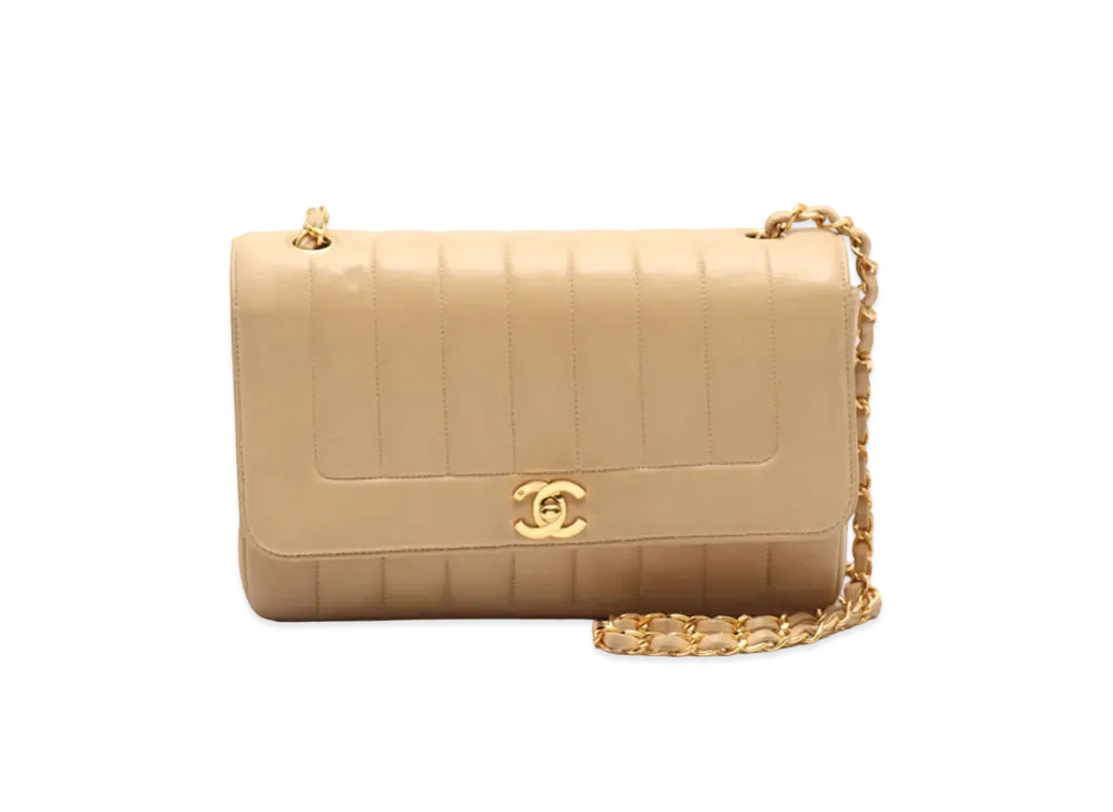 CHANEL Mademoiselle Bowler Bag "Beige"