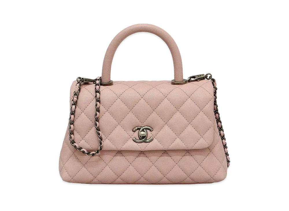CHANEL Caviar Skin Matelasse 2WAY "Pink"