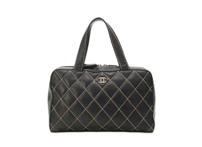 CHANEL Wild Stitch Boston Mini "Black"