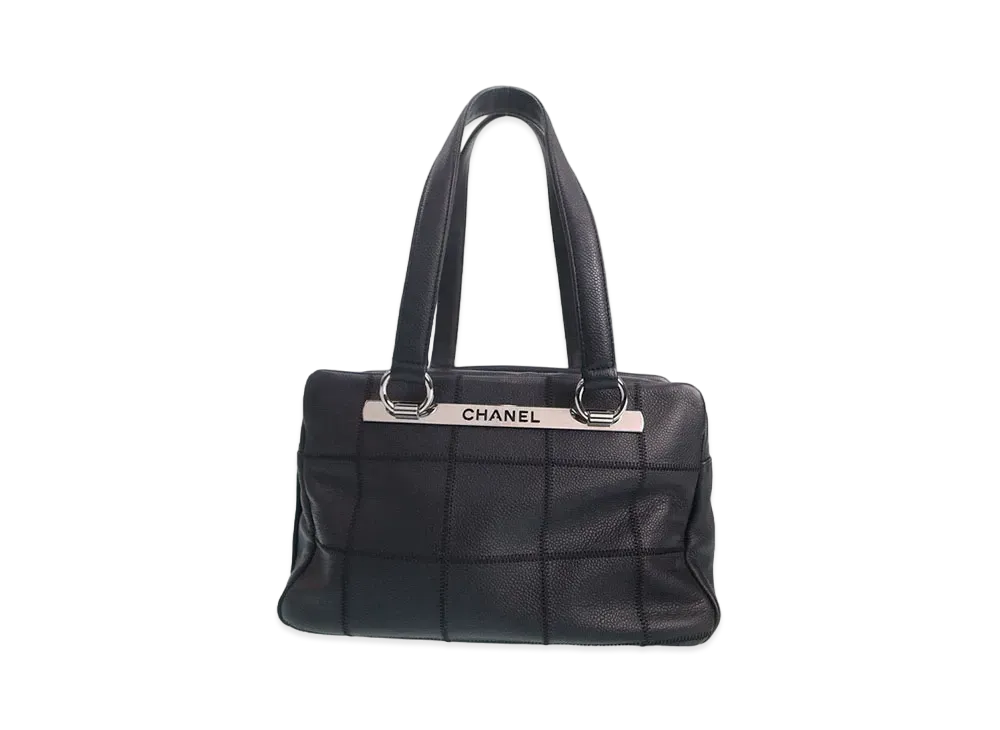 CHANEL Chocolate Bar Mini Boston "Black"