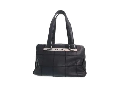 CHANEL Chocolate Bar Mini Boston "Black"