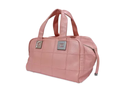 CHANEL Chocolate Bar Mini Boston "Pink"