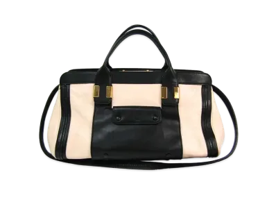 Chloe Alice Leather 2WAY Bag "Cream"
