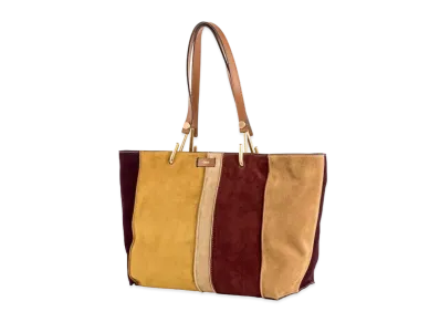 Chloe KERI Suede Tote Bag "Multicolor"