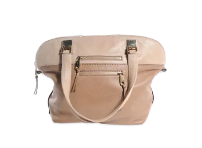 Chloe ANGIE Leather 2WAY Bag "Beige"