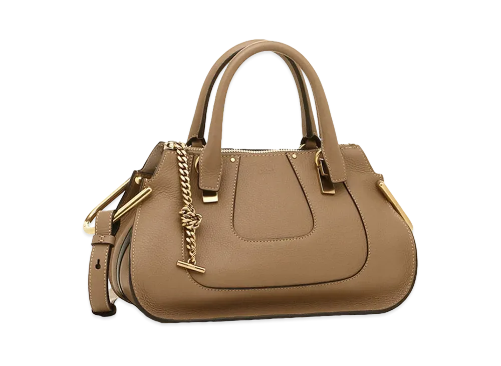 Chloe HAYLEY Leather 2WAY Bag "Brown"