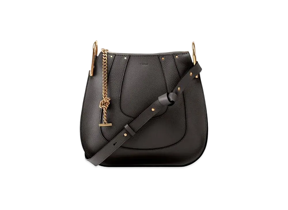 Chloe HAYLEY Nano Leather Shoulder Bag "Black"