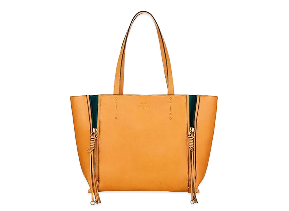 Chloe MILO Leather Tote Bag "Yellow"