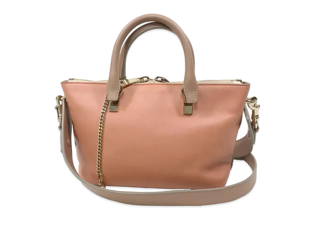 Chloe Baylee Leather 2WAY Bag "Pink"