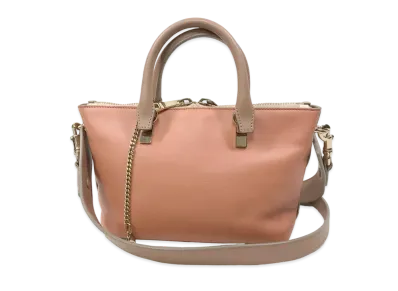Chloe Baylee Leather 2WAY Bag "Pink"