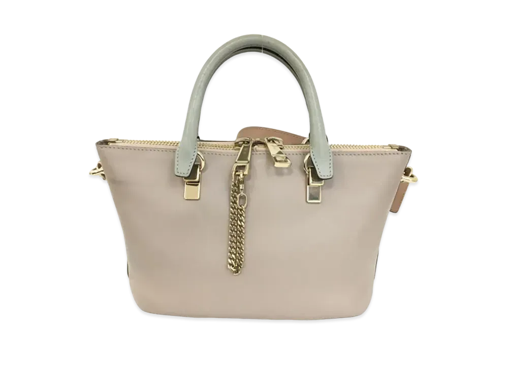 Chloe Baylee Leather 2WAY Bag "Beige"