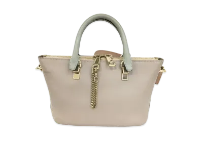 Chloe Baylee Leather 2WAY Bag "Beige"