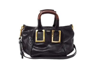 Chloe ETHEL Leather 2WAY Bag "Black"