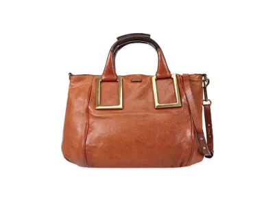 Chloe ETHEL Leather 2WAY Bag "Brown"