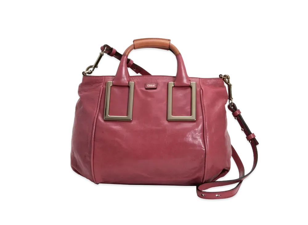 Chloe ETHEL Leather 2WAY Bag "Pink"