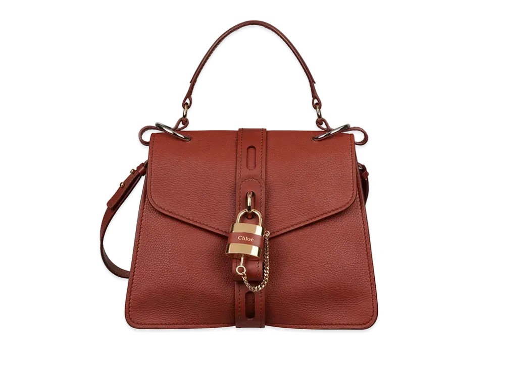Chloe Aby Medium Day Leather 2WAY Bag "Brown"