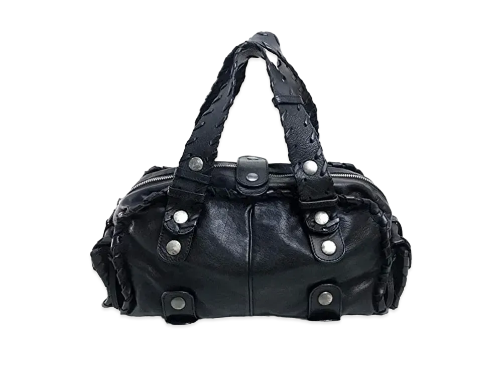 クロエ シルベラード レザー ハンド バッグ 