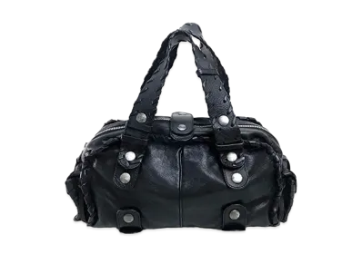 Chloe Silverado Leather Hand Bag "Black"