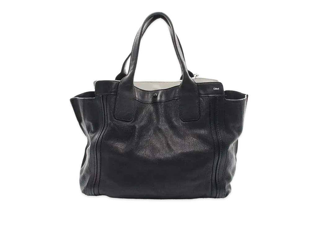 Chloe Alyson Leather Hand Bag "Black"
