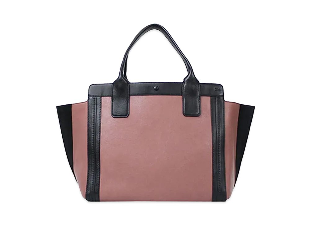 Chloe Alyson Leather Hand Bag "Brown"