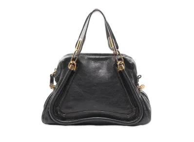 Chloe Paraty Leather 2WAY Bag "Black"