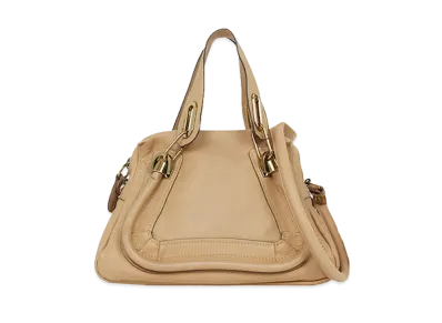 Chloe Paraty Leather 2WAY Bag "Khaki"