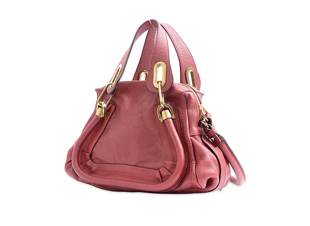 Chloe Paraty Leather 2WAY Bag "Pink"