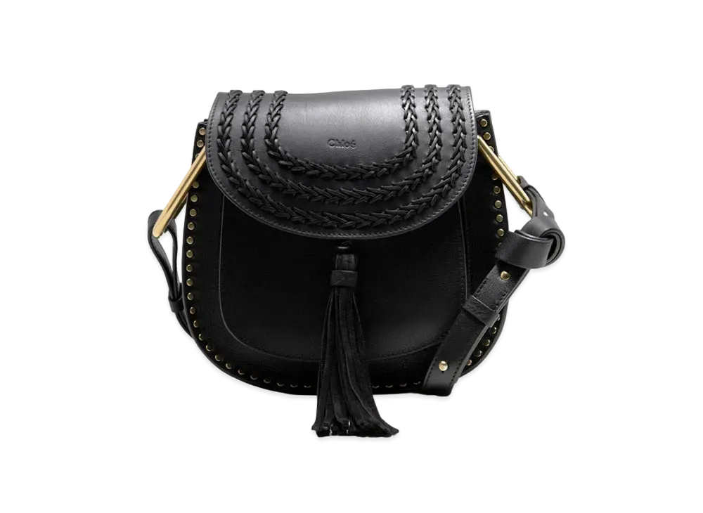 Chloe Hudson Leather Shoulder Bag "Black"