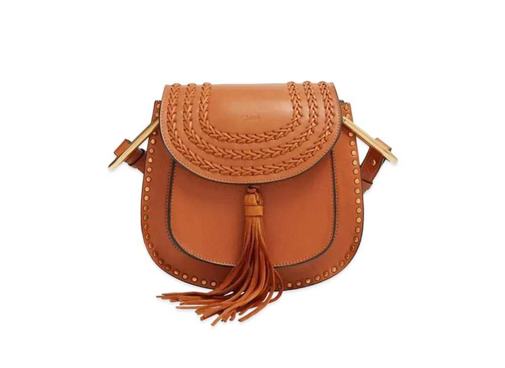Chloe Hudson Leather Shoulder Bag "Brown"