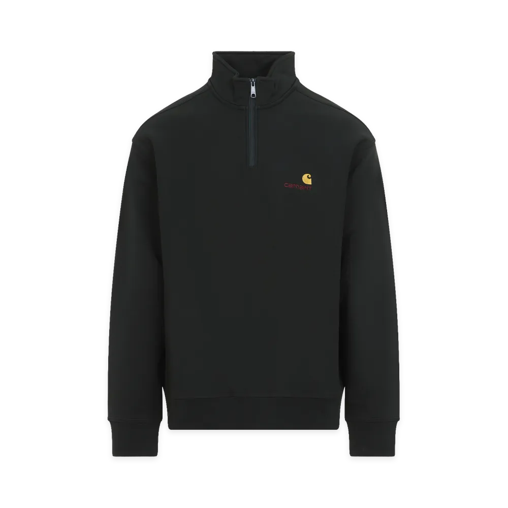 Carhartt WIP Raven Half Zip American Script Sweatshirt "Green"