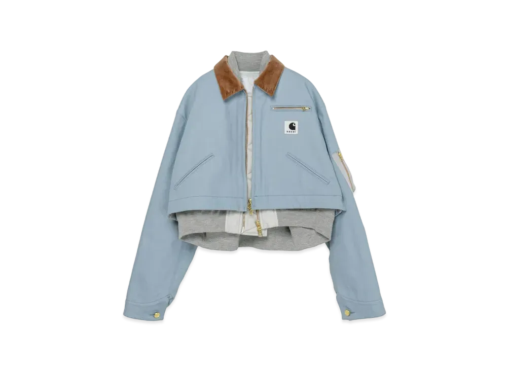 Carhartt WIP x sacai Canvas x MA-1 Jacket Detroit "Light Blue"