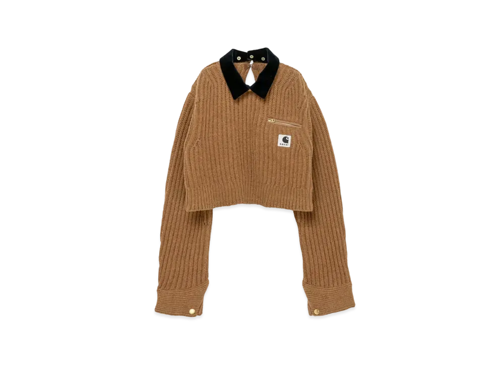 Carhartt WIP x sacai Knit Pullover Detroit "Beige"