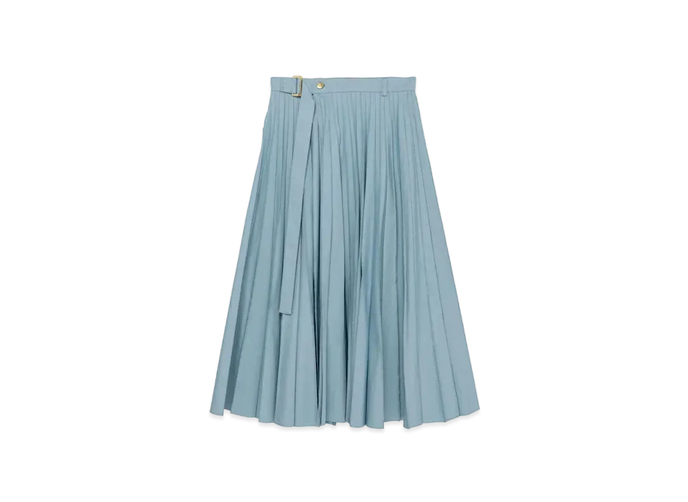 Carhartt WIP x sacai Pleated Skirt "Light Blue"