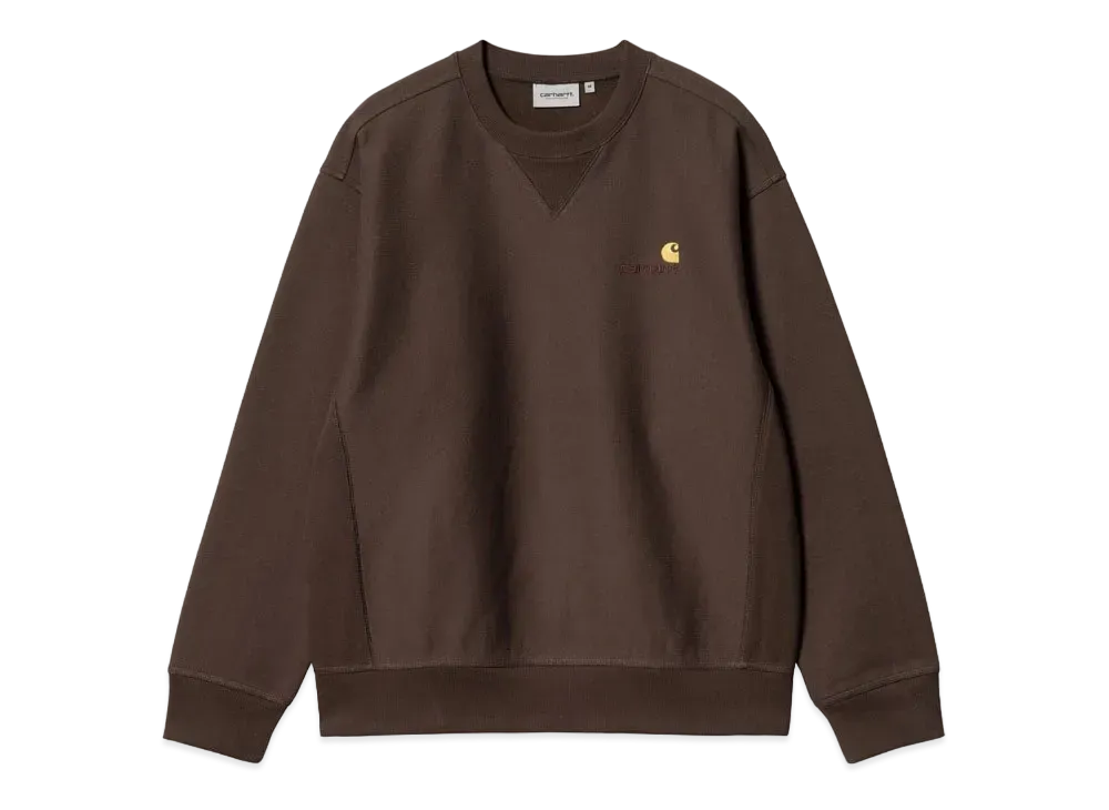 Carhartt American Script Sweatshirt "Tobacco"