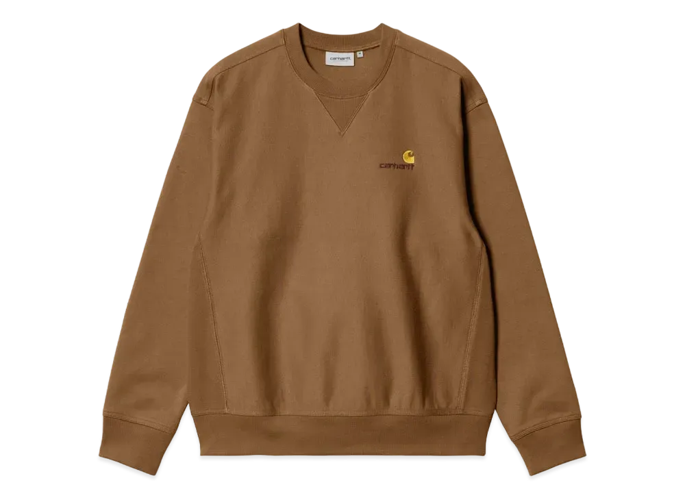 Carhartt American Script Sweatshirt "Hamilton Brown"