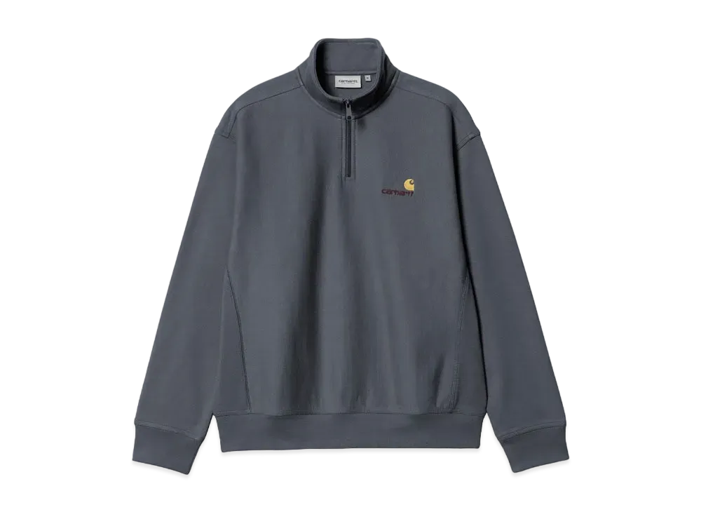 Carhartt Half Zip American Script Sweatshirt "Zeus"