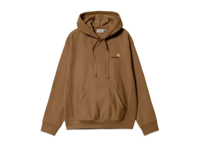 Carhartt Hooded American Script Sweatshirt "Hamilton Brown"