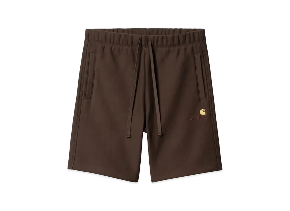Carhartt American Script Sweat Short "Tobacco"