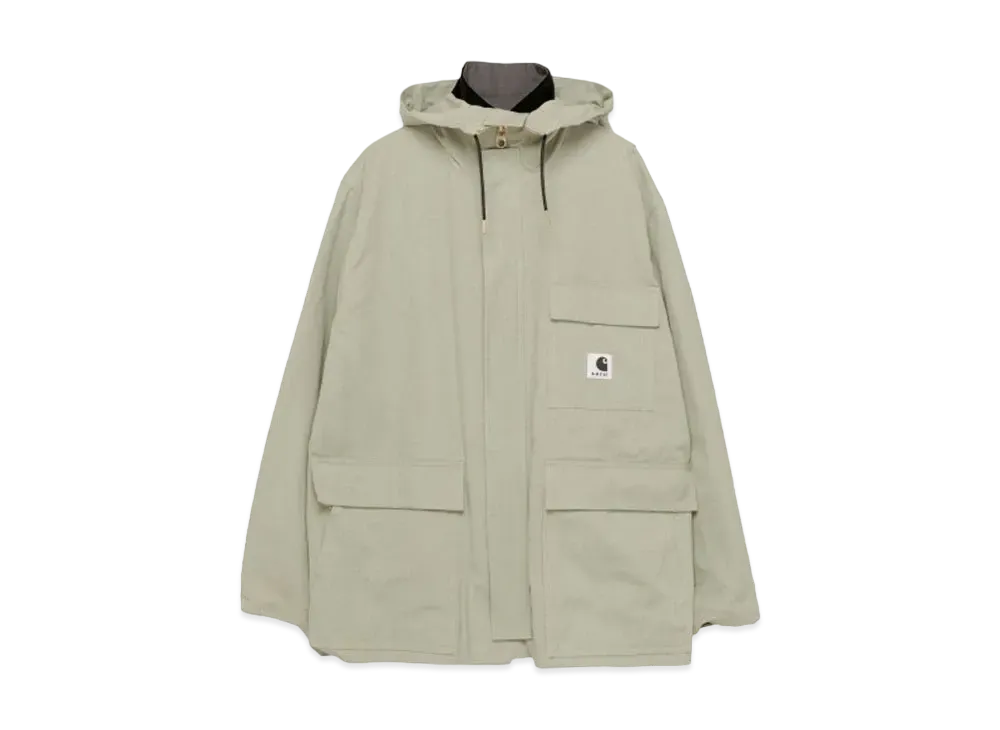 Carhartt WIP × sacai Reversible Duck Coat "GrayxL/Green"